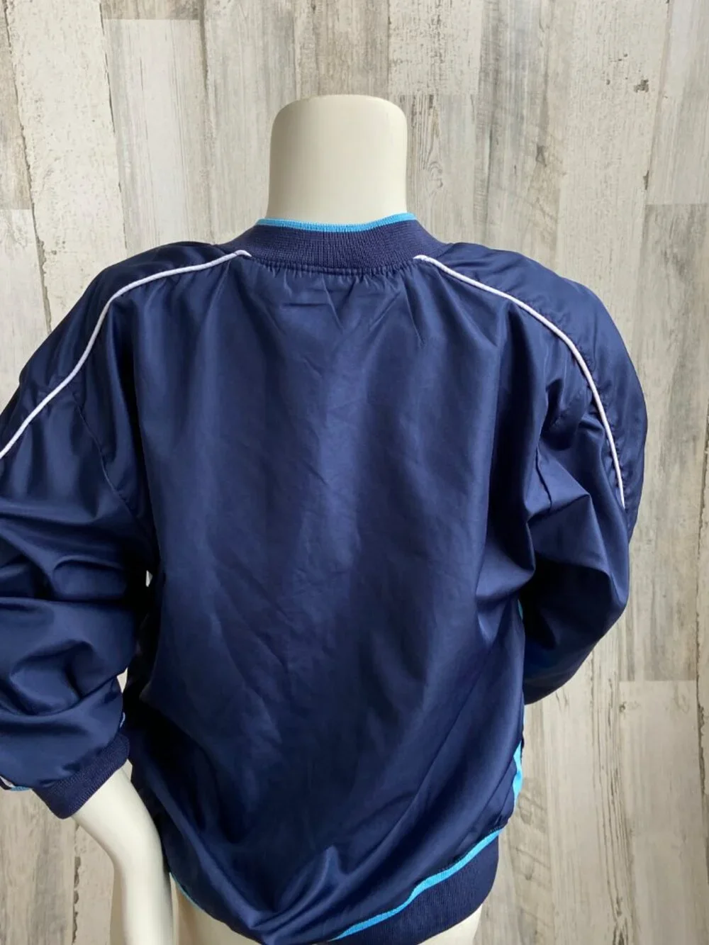 MLB Tampa Rays Youth Size Small 6/7 V-Neck Pullover Jacket Genuine Merchandise